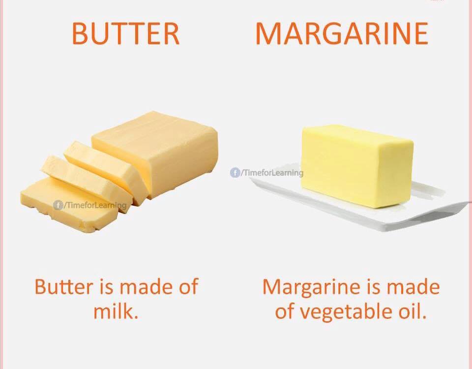 10. butter vs margarine