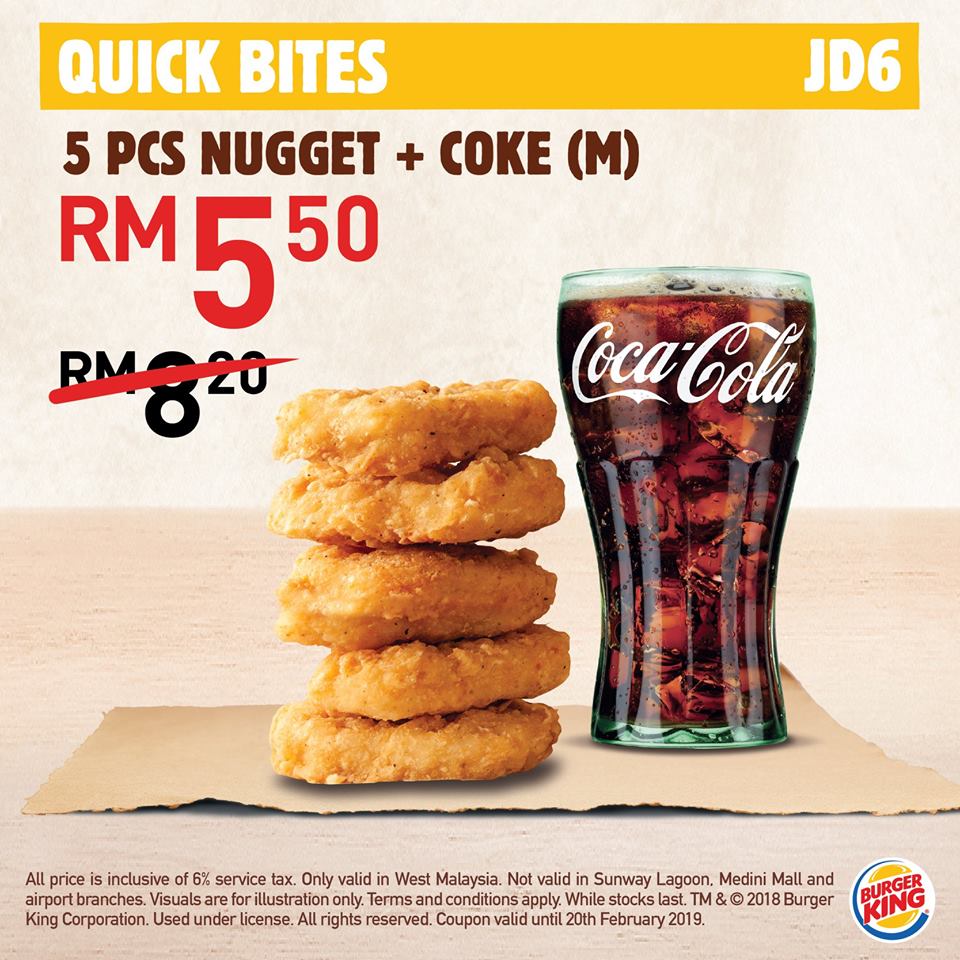 只需rm1就能买到mcd炸鸡和nugget!