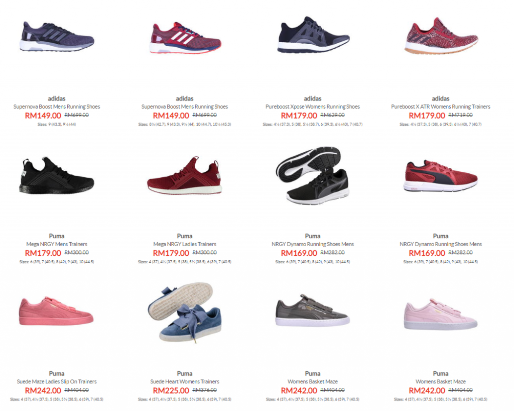 国外大牌运动鞋折扣优惠又回来啦 这次的折扣高达90 Redchili21