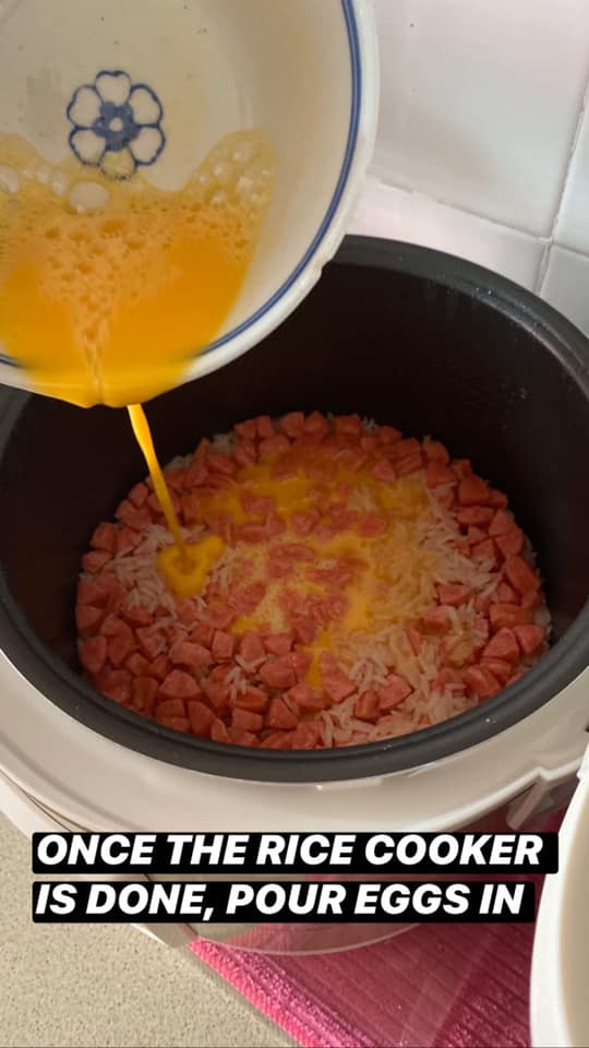 「饭锅蛋炒饭」学生必学～不需要火炉！简单又好吃！